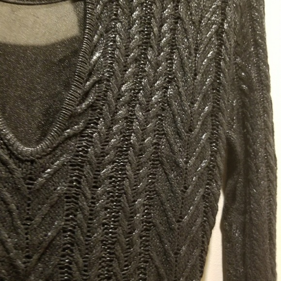 BEBE CABLE KNIT SWEATER DRESS - Picture 3 of 3